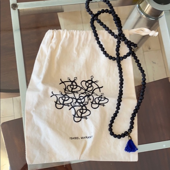 Isabel Marant Textured Bead Tassel Necklace - Picture 13 of 14